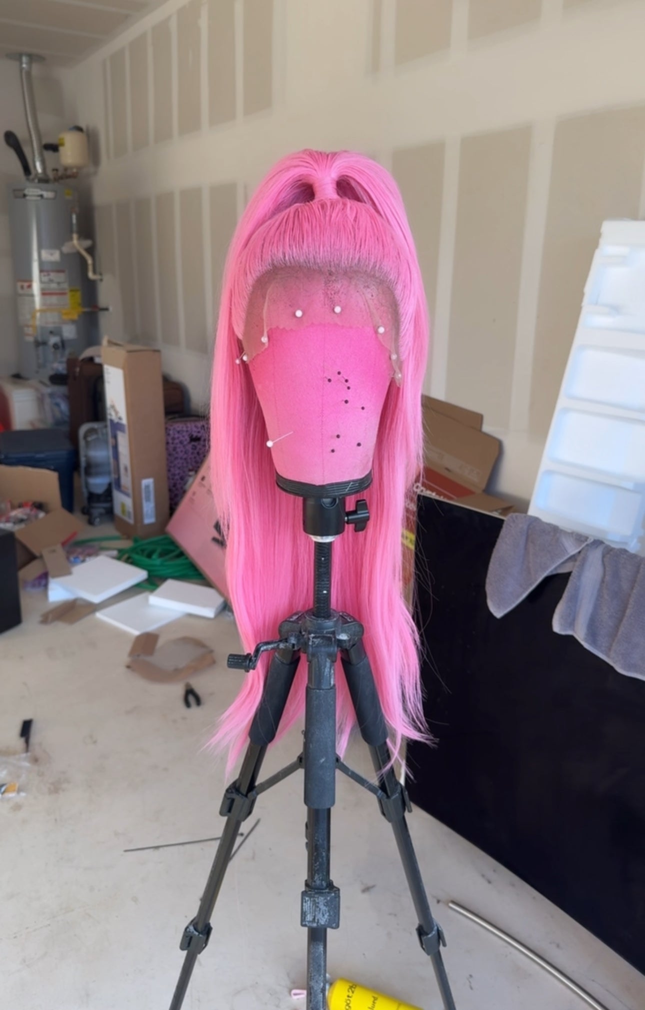 Pink Half Up