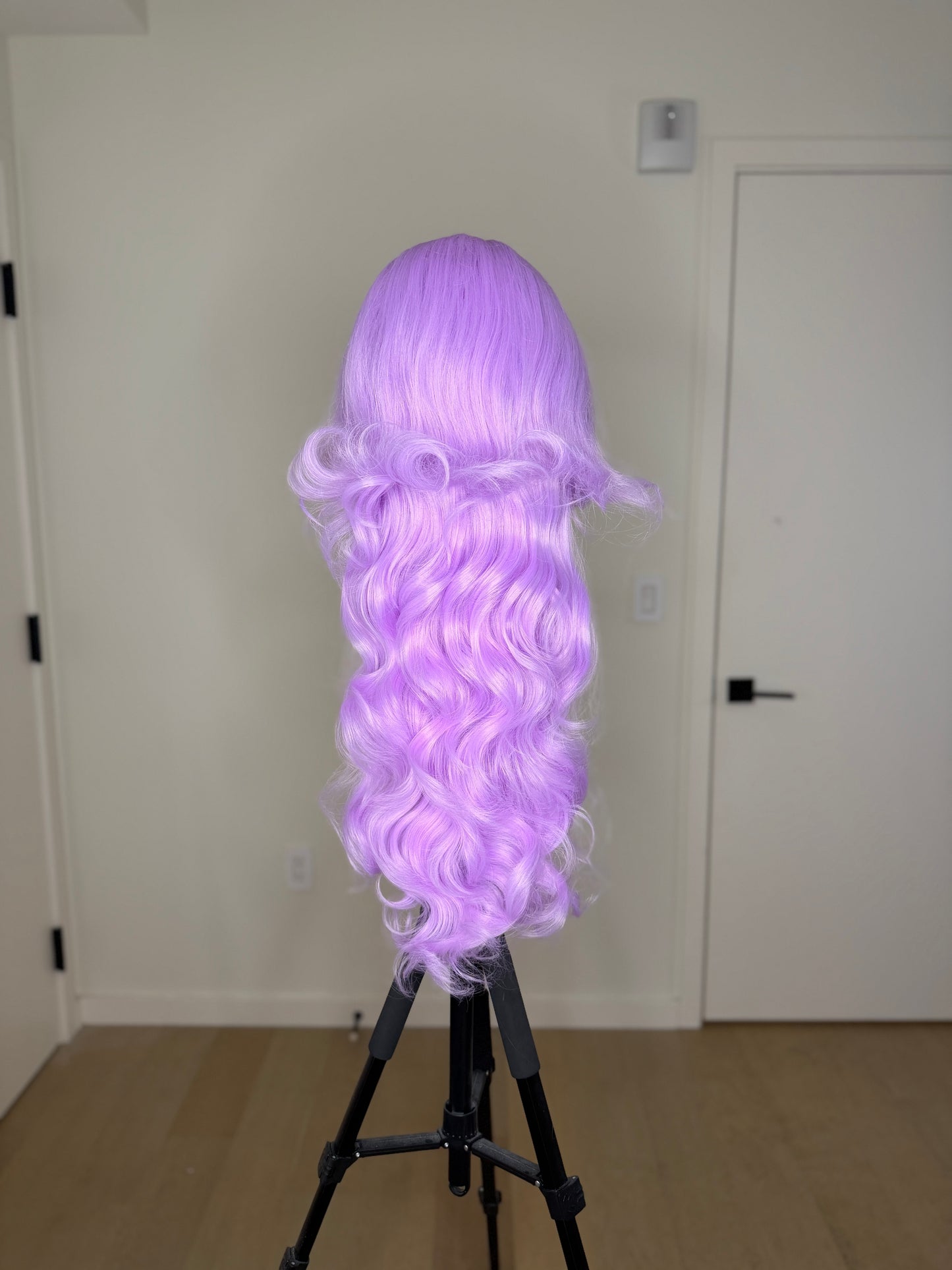 Lavender Half Up