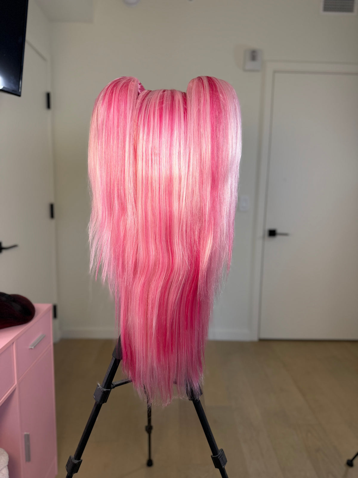 Pretty Pink Pigtails