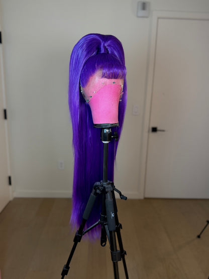 Violet Half Up