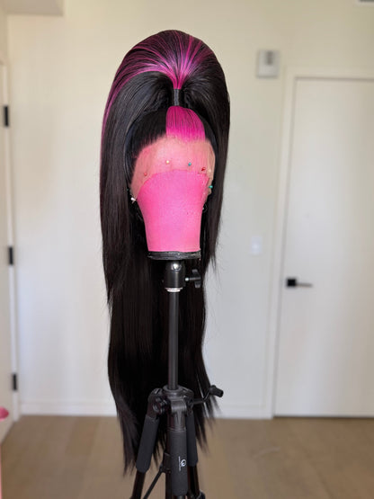 Pink Venom Half Up