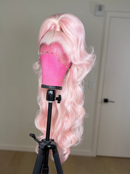 Bubblegum Half Up