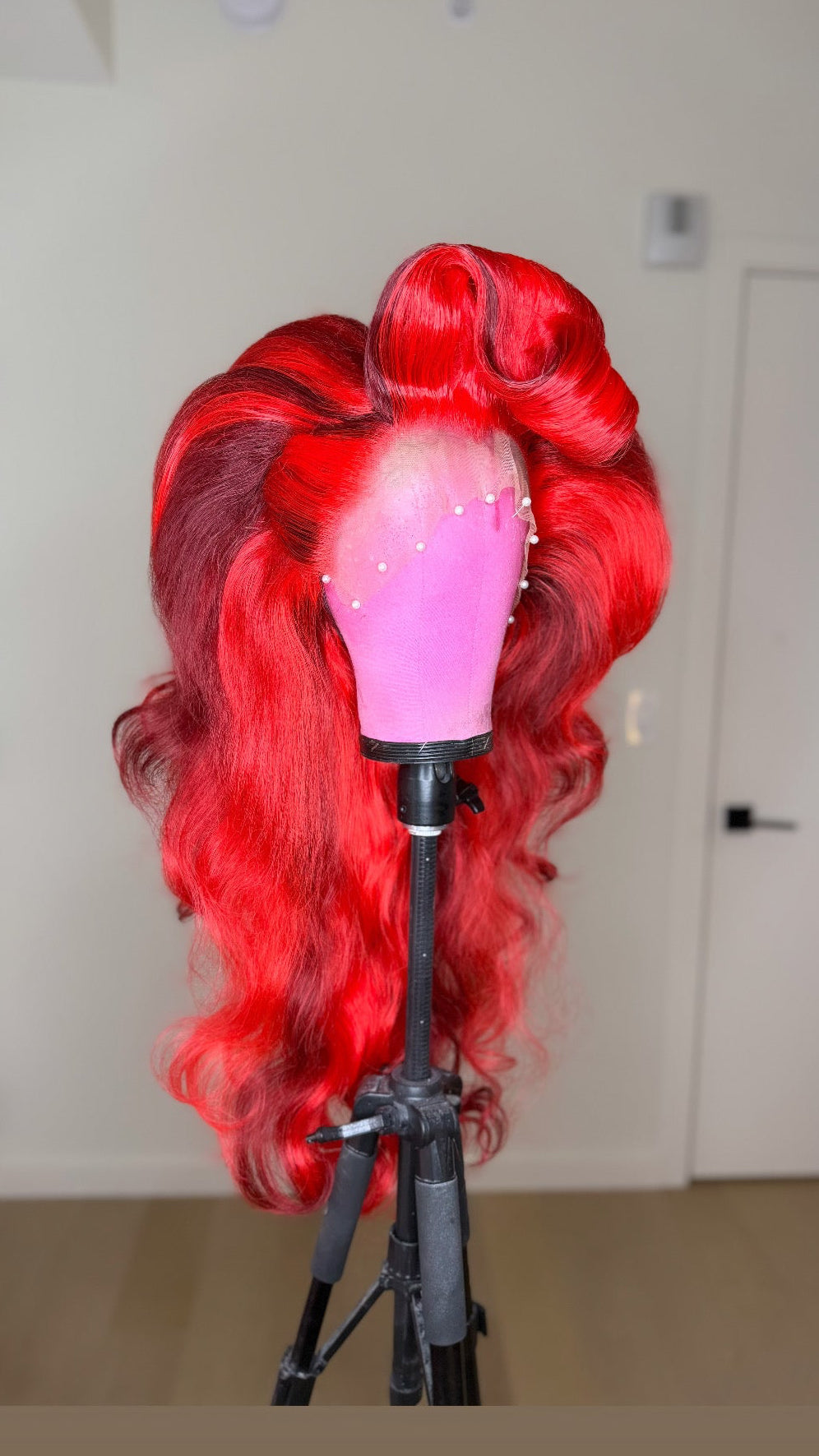 Crimson Doll Drag Wig
