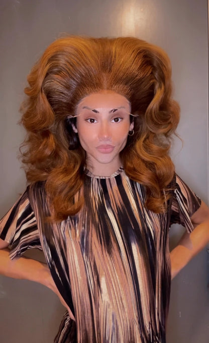 XL Honey Middle Part