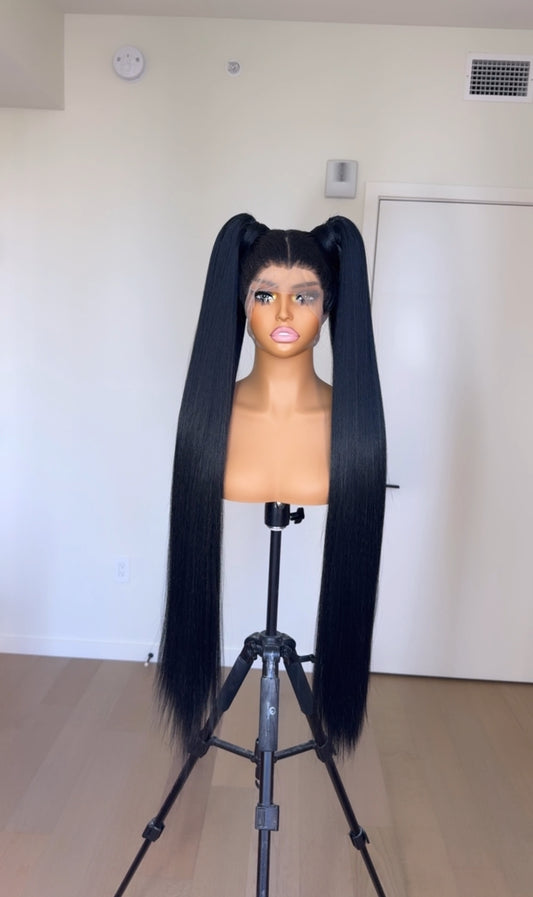 36” Black Pigtails