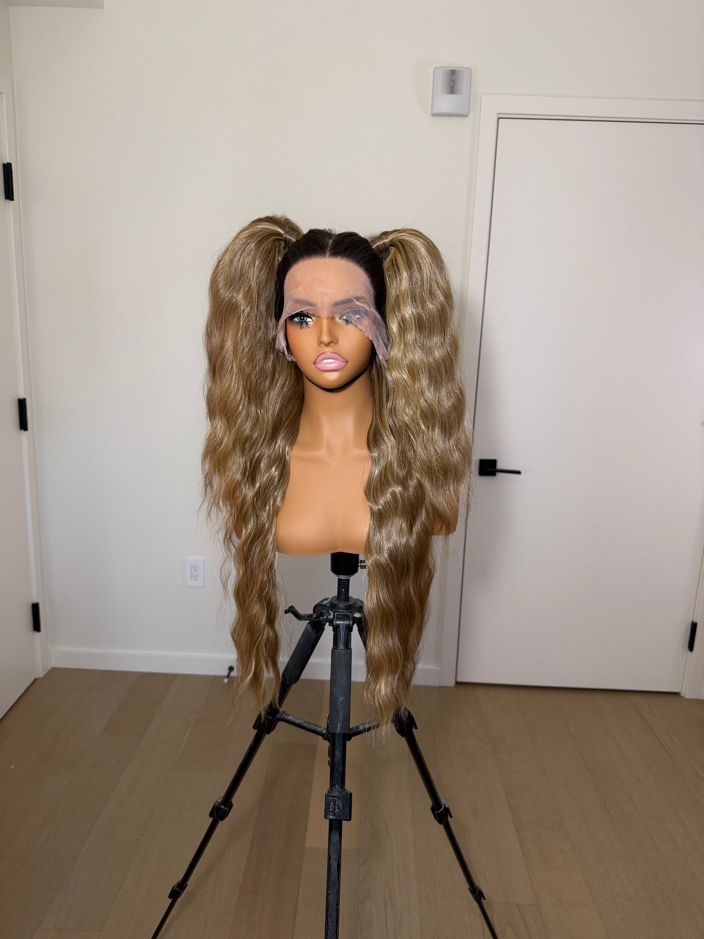 Rooted Brunette Pigtails