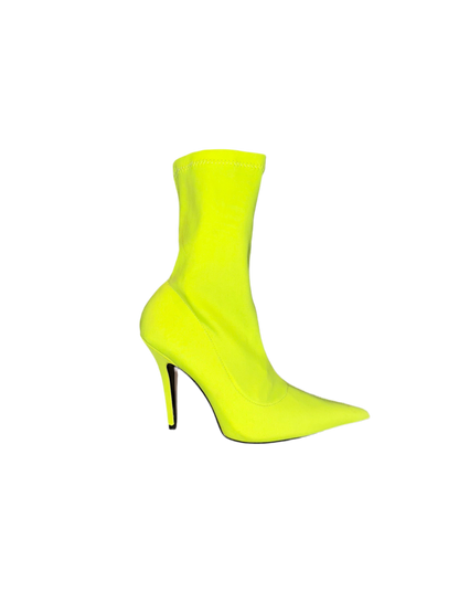 Neon Green Ankle Boots