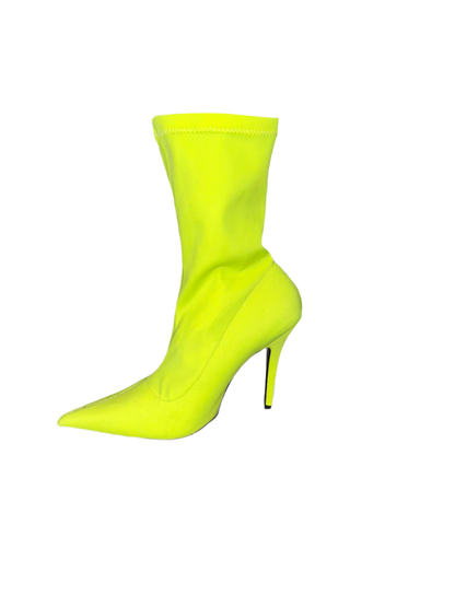 Neon Green Ankle Boots