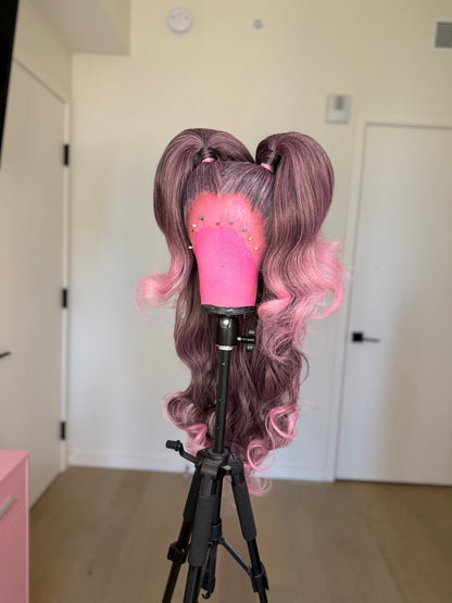 Ombré Pink Pigtails