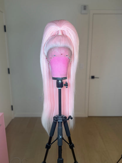 Pink Half Up