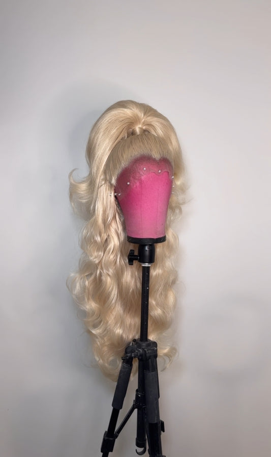Blonde Half Up