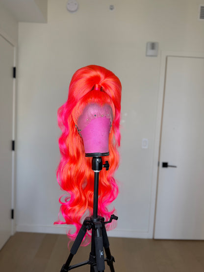 Neon Sorbet Half Up