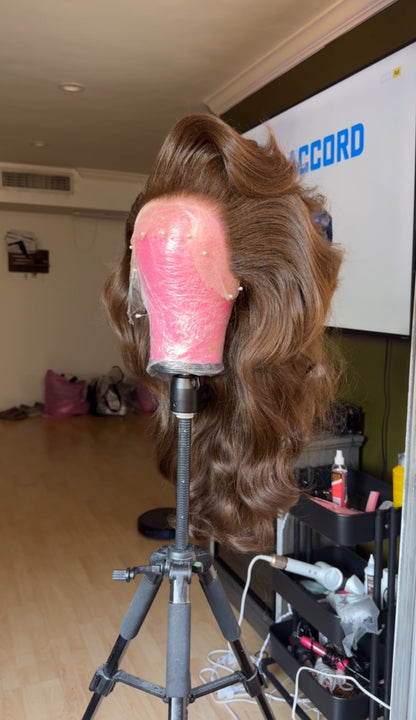 Chocolate Brown Teased Out