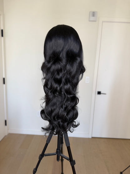 Black Half Up
