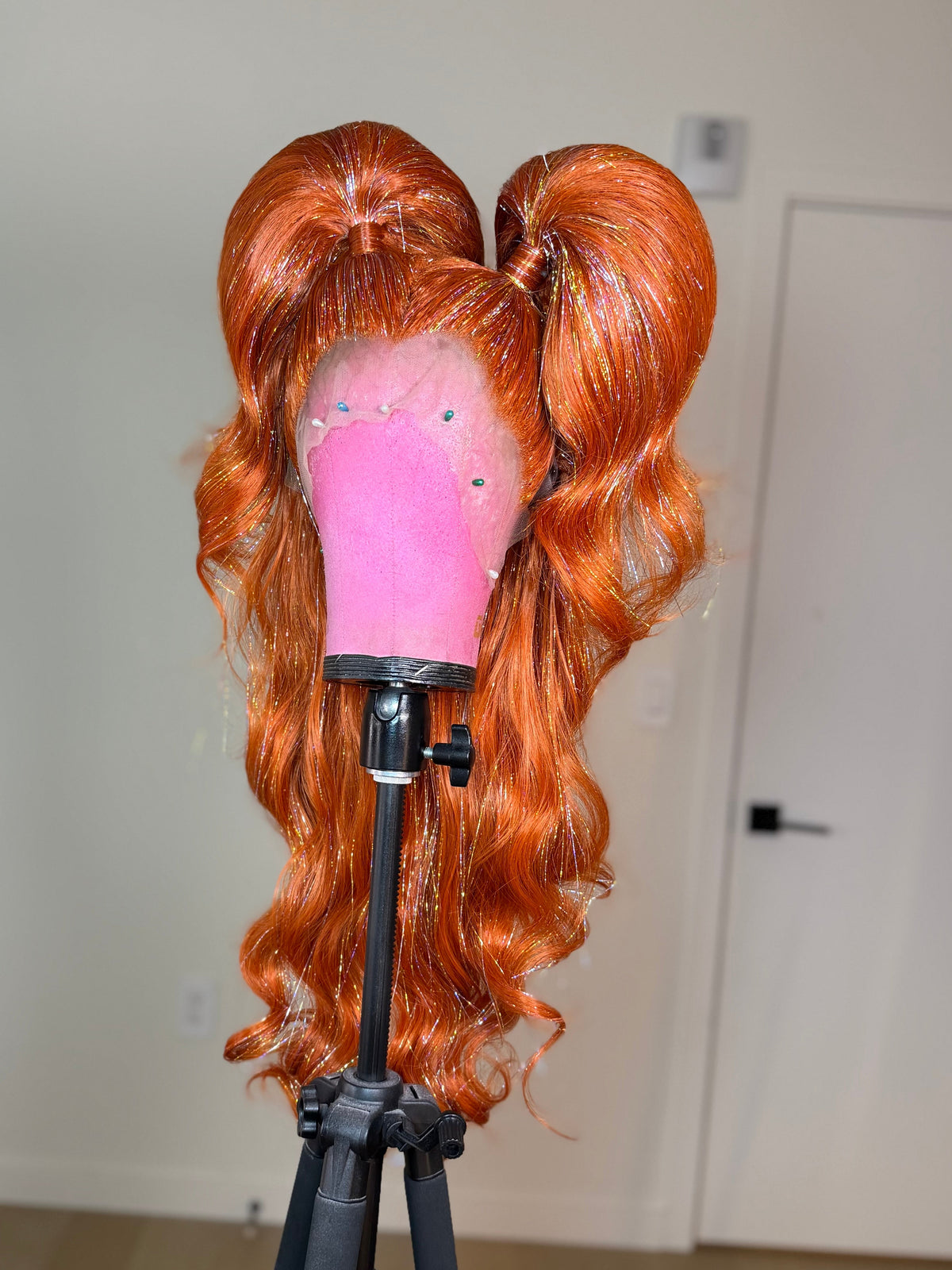 Ginger Tinsel Pigtails