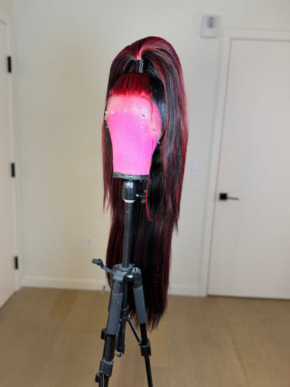 Black Widow Half Up