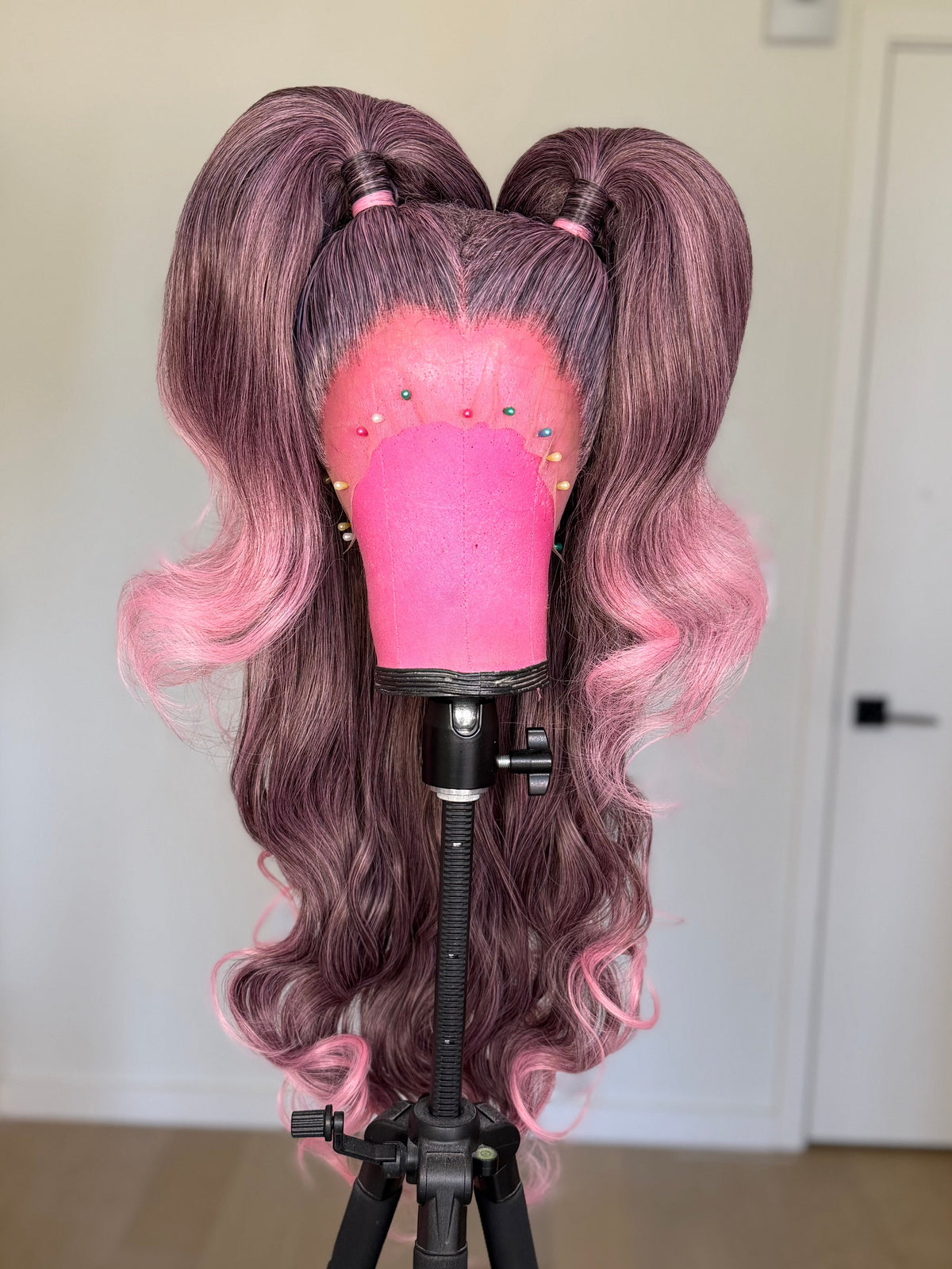 Ombré Pink Pigtails