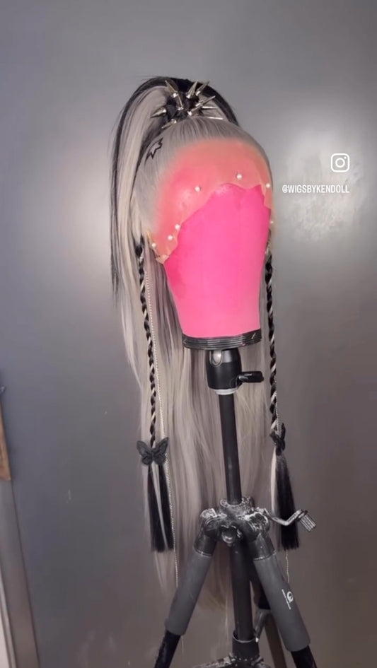 Spiked Half Up