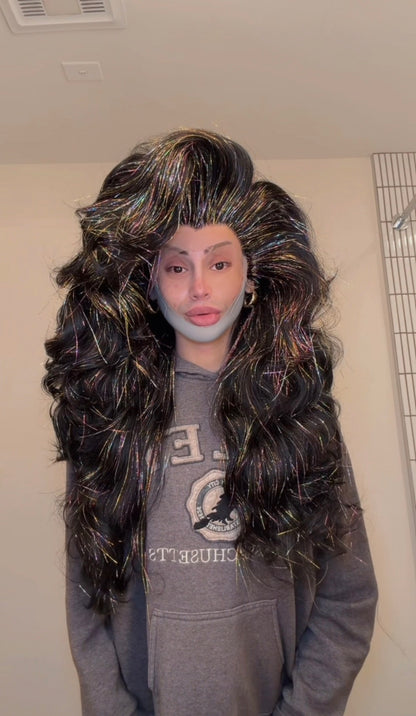 Big Tinsel Dance Hair