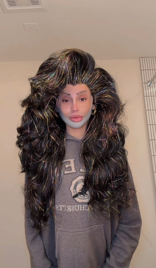 Big Tinsel Dance Hair