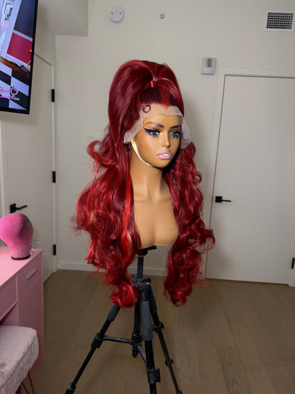 Bloody Swirl Half Up