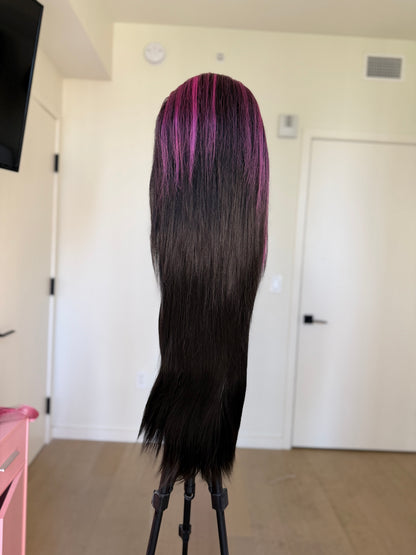Pink Venom Half Up