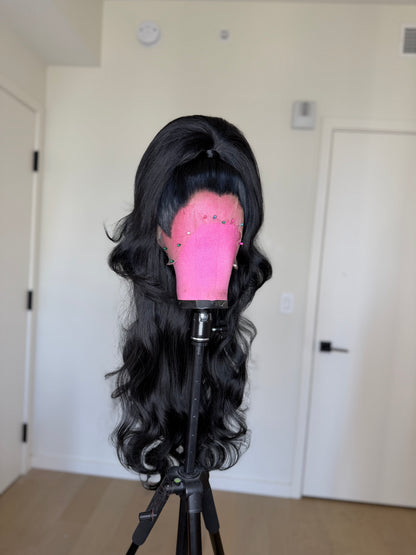 Black Half Up