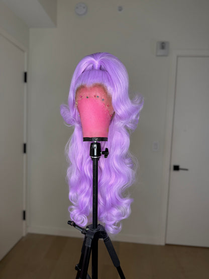 Lavender Half Up