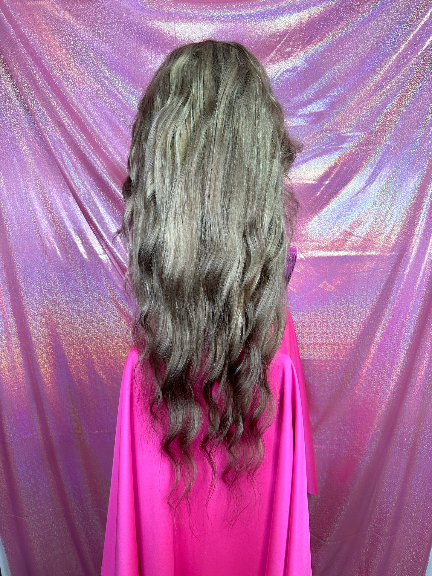 Human Hair Golden Ash Brown Lowlights