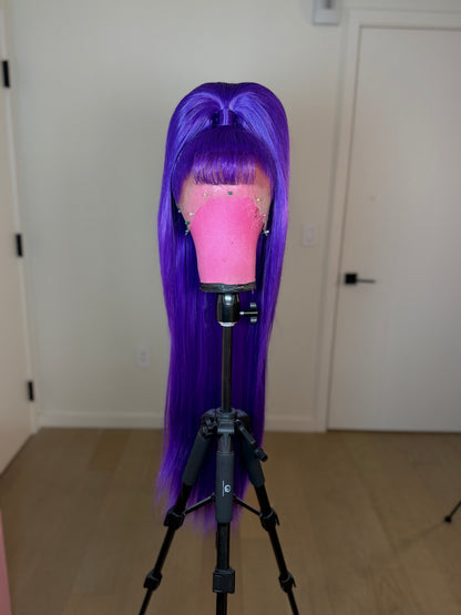 Violet Half Up