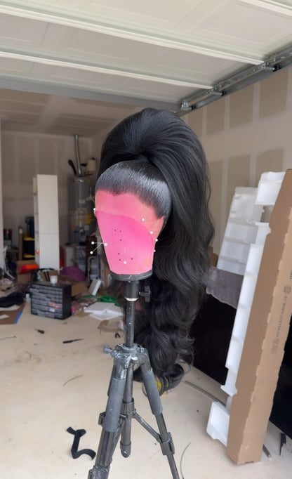 360 Lace Teased Pony