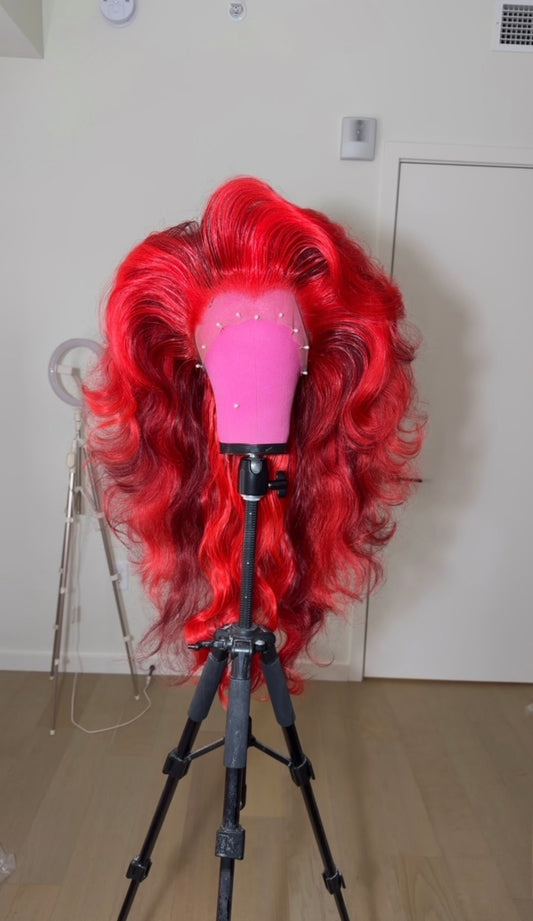 Crimson Drag Hair