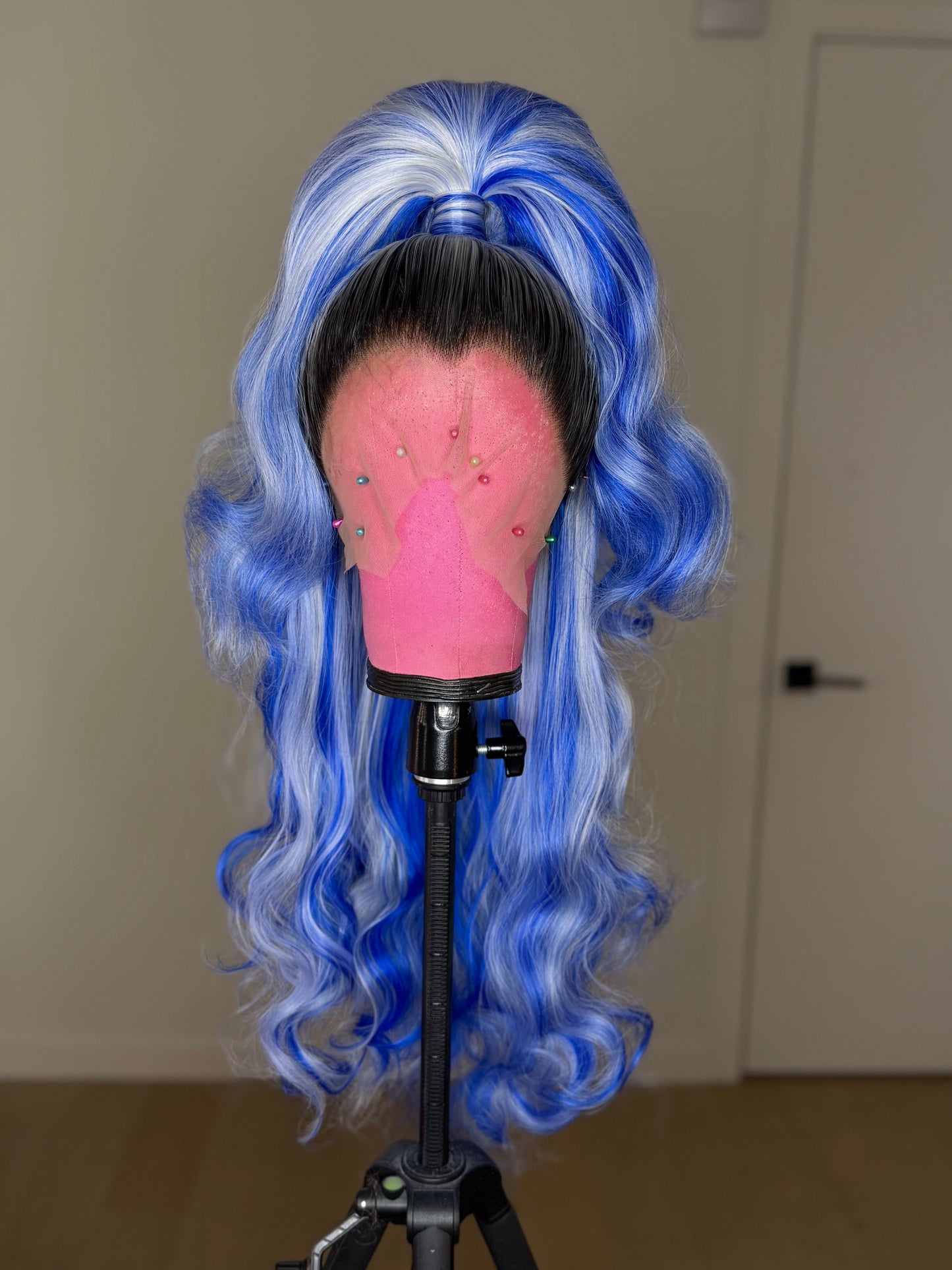 Blue Half Up