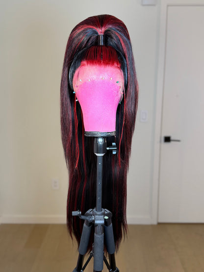 Black Widow Half Up