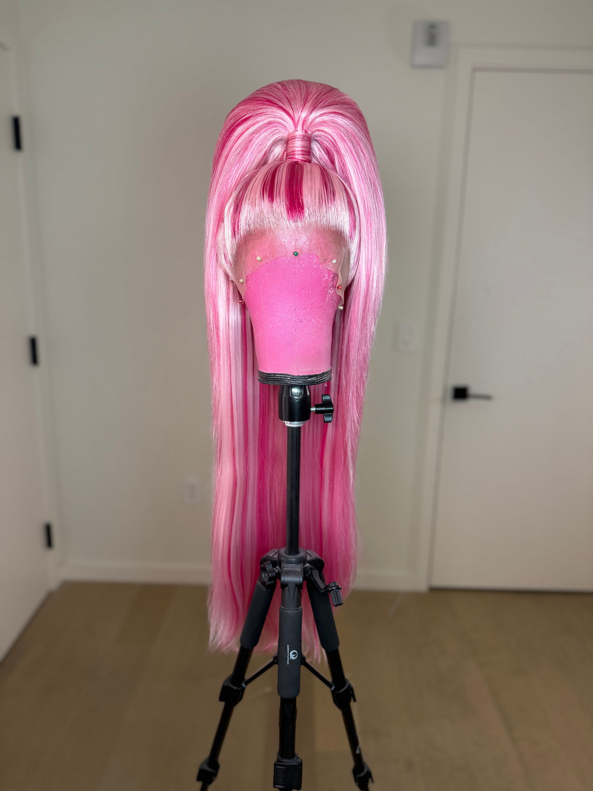 Pretty Pink Half Up