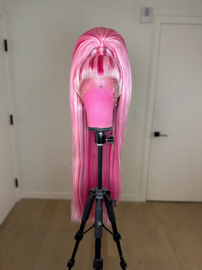 Pretty Pink Half Up