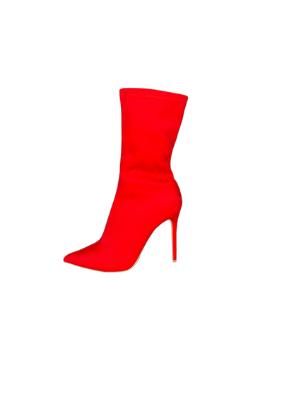Red Ankle Boots