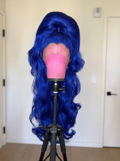 Blue Half Up