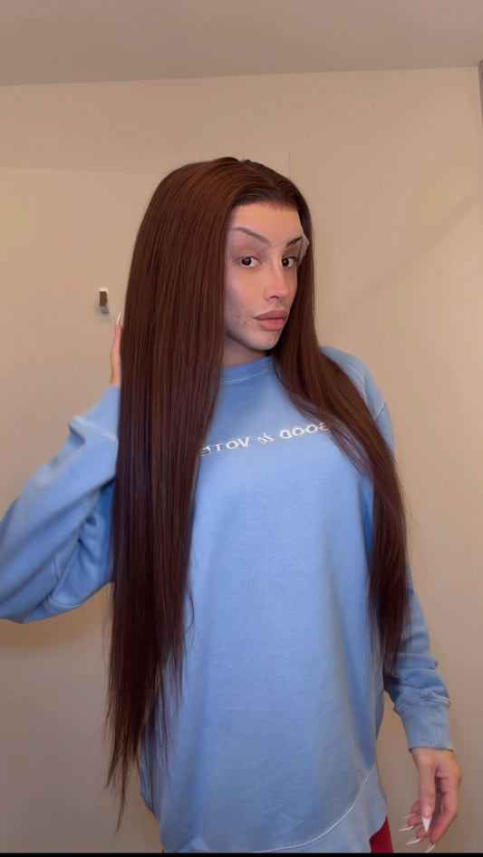 32” Chocolate Brown Human Unit