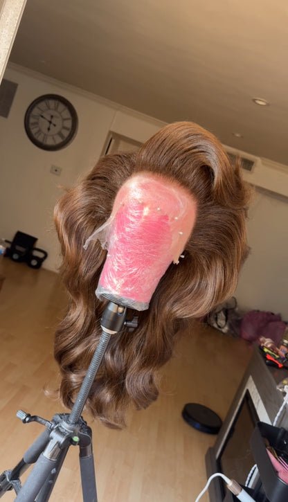 Chocolate Brown Teased Out