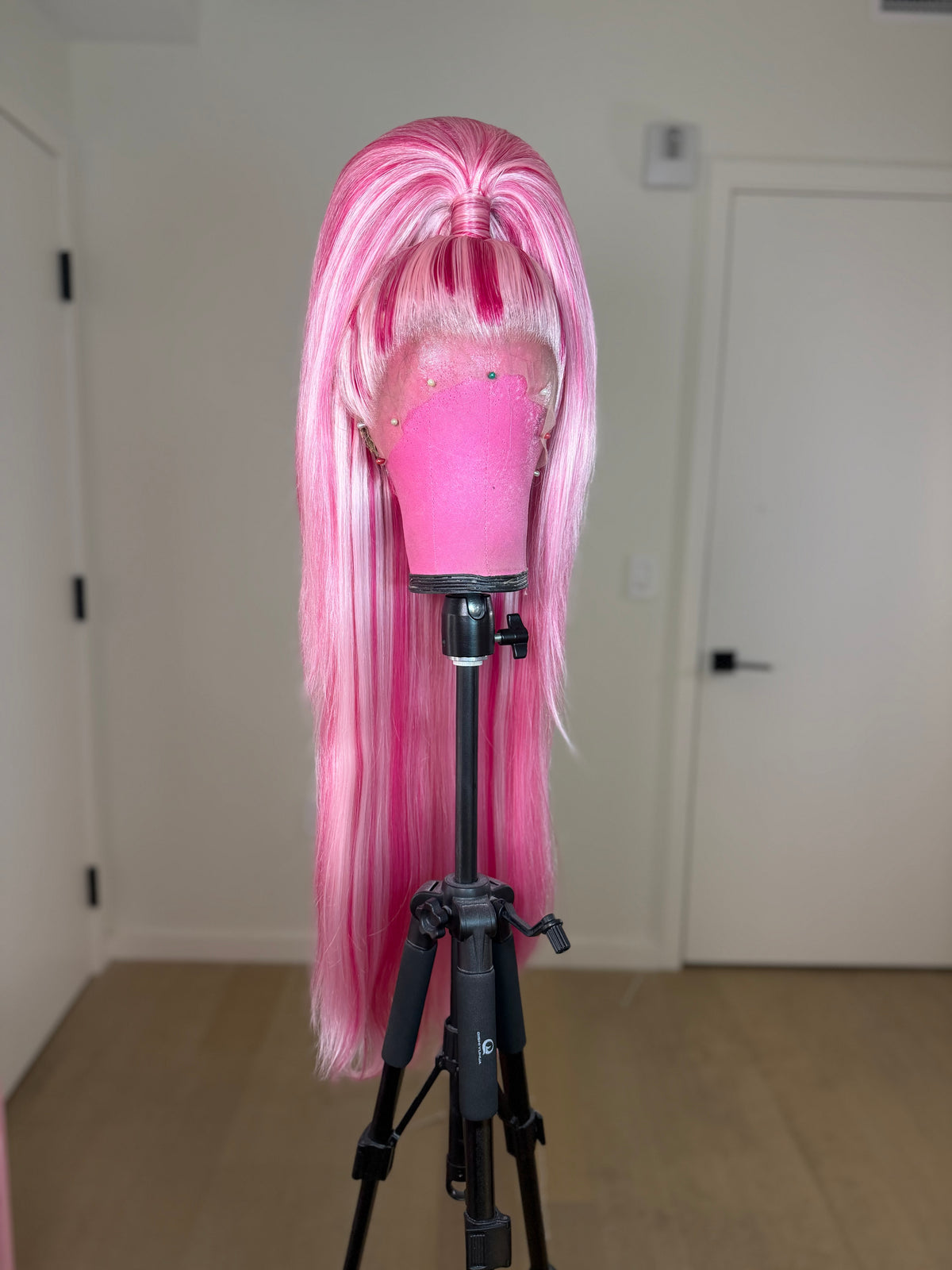 Pretty Pink Half Up