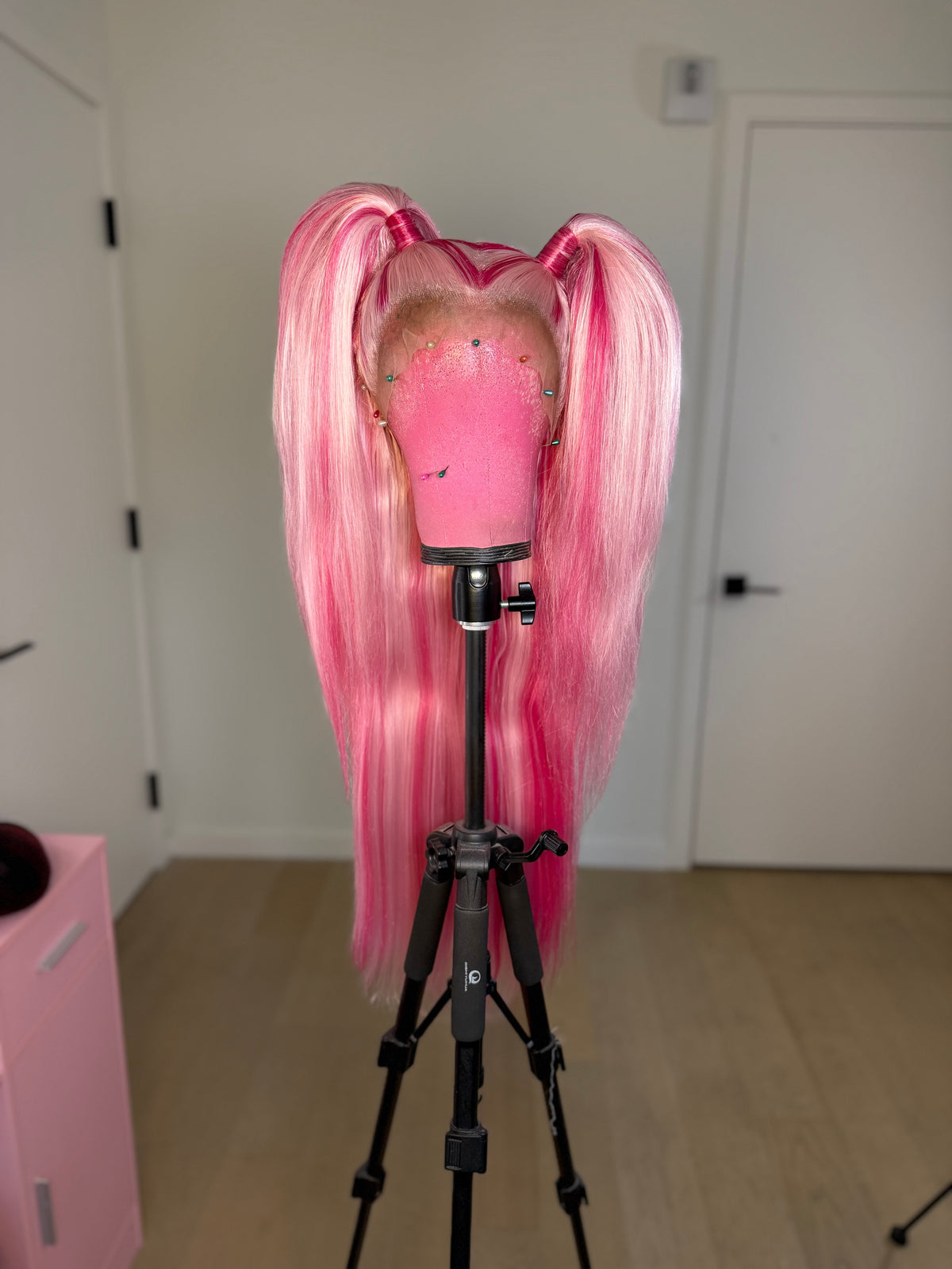Pretty Pink Pigtails