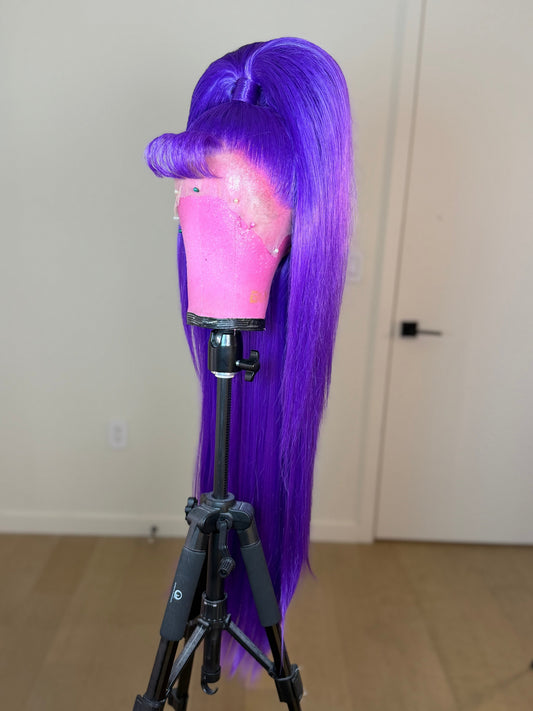 Violet Half Up