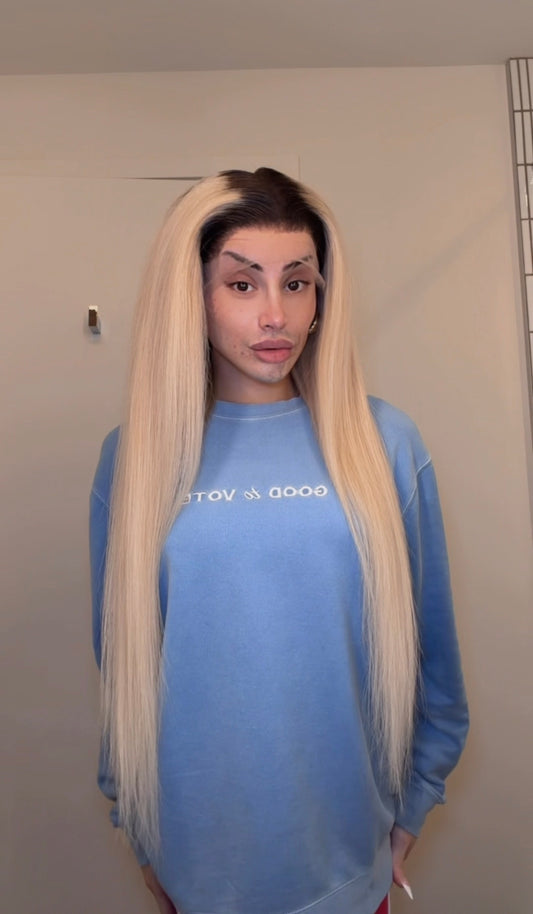 32” Rooted Platinum Human Unit