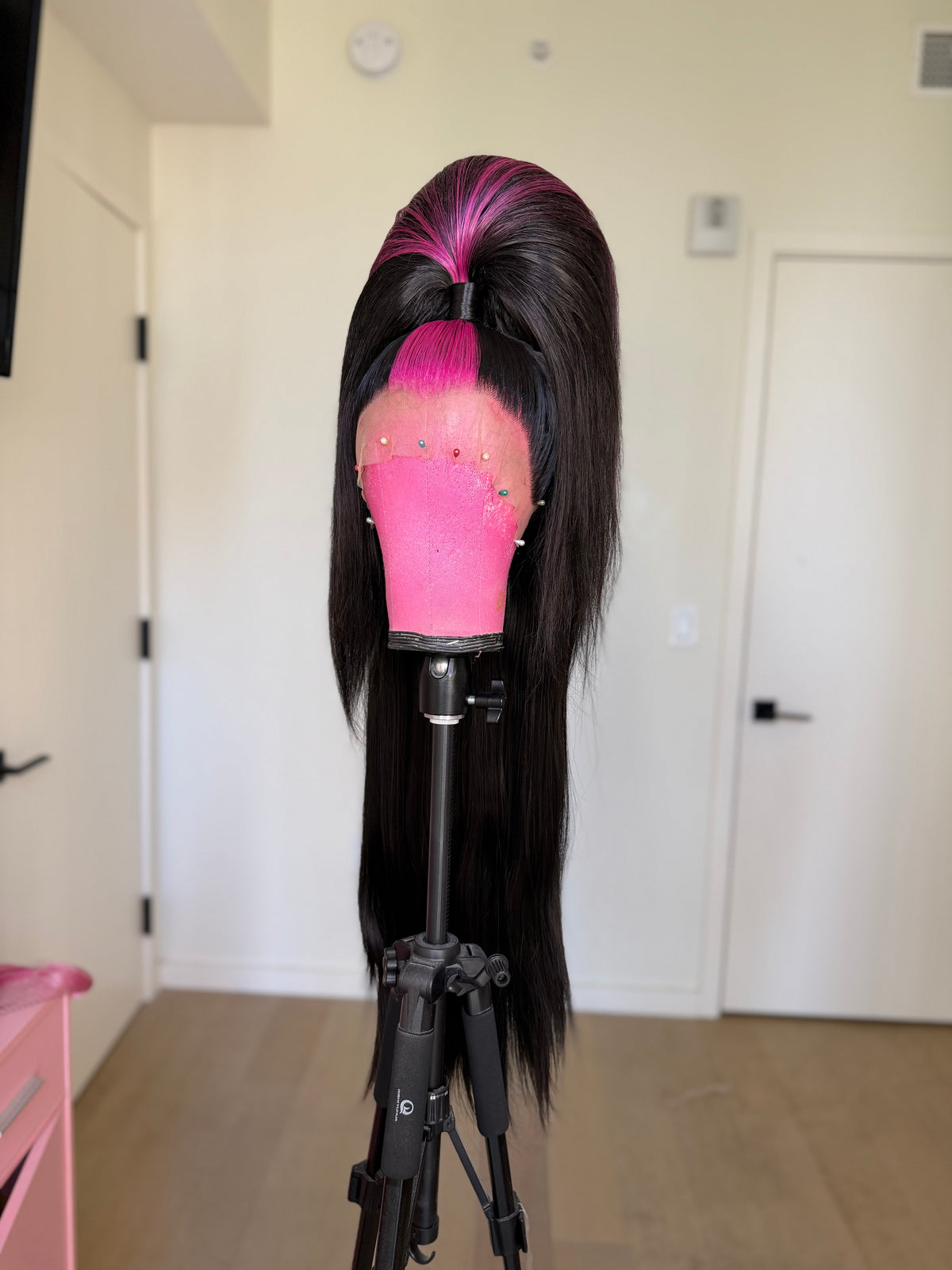 Pink Venom Half Up