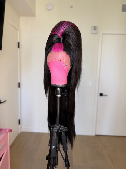 Pink Venom Half Up