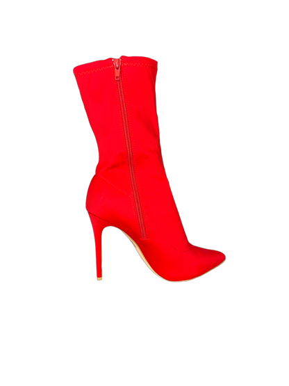 Red Ankle Boots