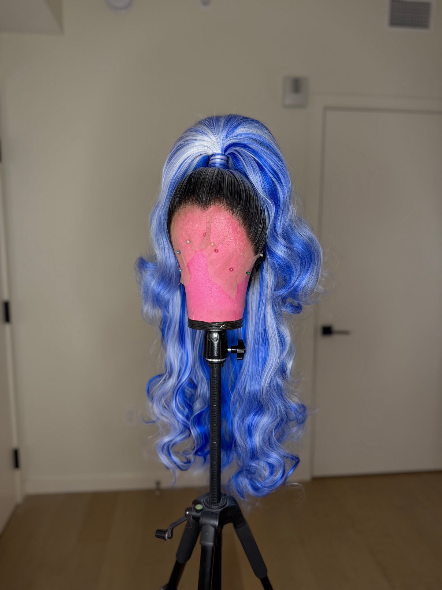 Blue Half Up
