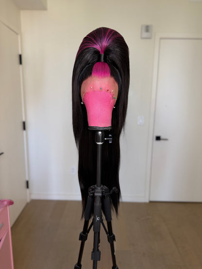 Pink Venom Half Up
