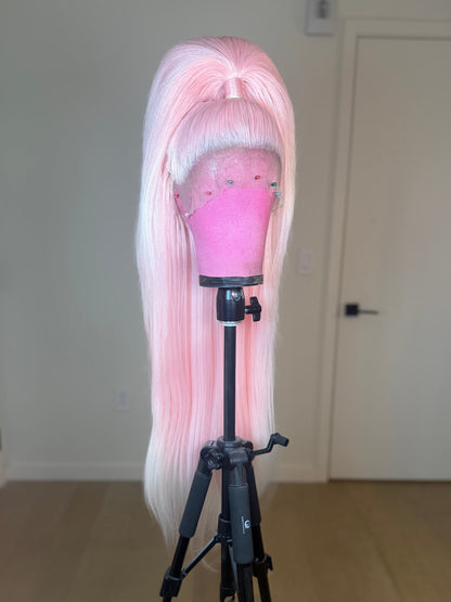 Pink Half Up